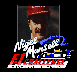 Nigel Mansell F-1 Challenge (Japan) Title Screen